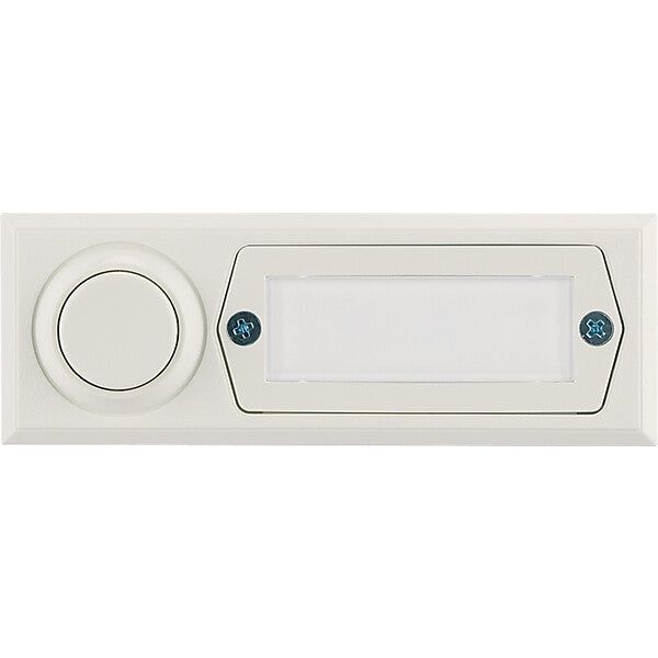 Urmet Klingeltaster AP 1fach 32x90x18mm, ws ETA 2121A